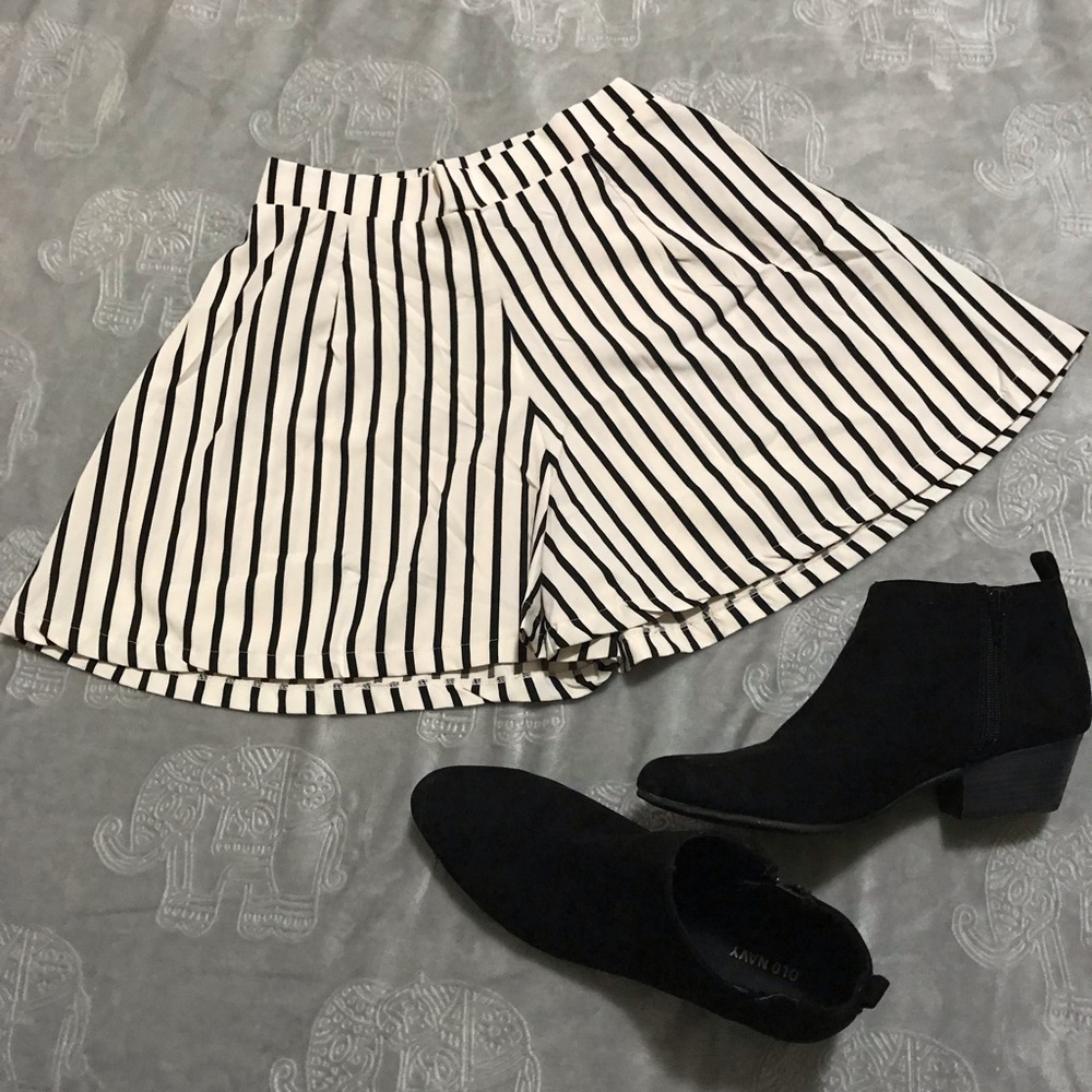 Striped summer shorts